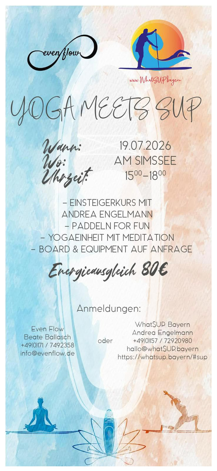 Yoga meets SUP - Simssee